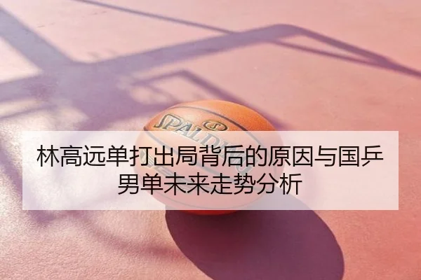 林高远单打出局背后的原因与国乒男单未来走势分析