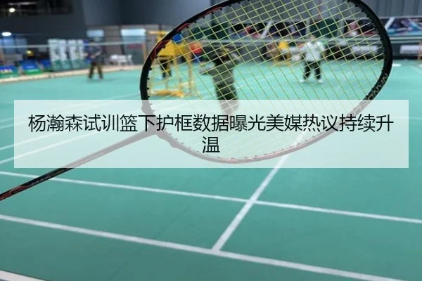 杨瀚森试训篮下护框数据曝光美媒热议持续升温